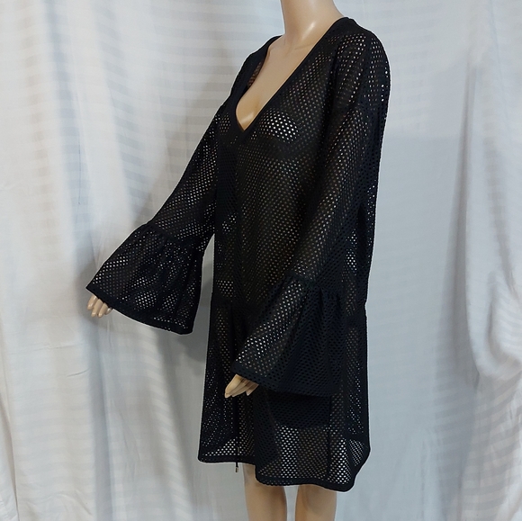Calvin klein coverups size Large/XLarge Long sleeves color black - Picture 2 of 16